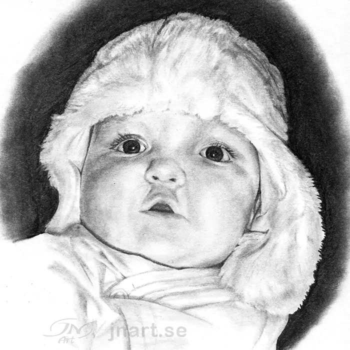 Bestall-portratt-blyertteckning-baby-JNArt